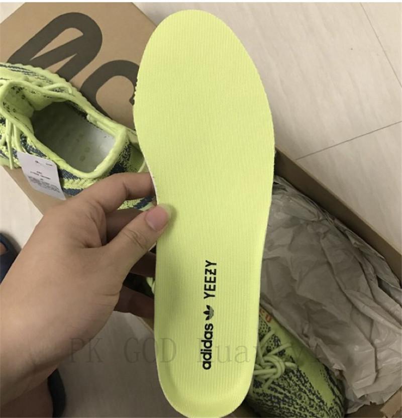 PK God Yeezy 350 V2 Semi Frozen Yellow/Raw Steel WITH REAL PREMEKNIT FROM HUAYIYI WHICH OFFER PRIMEKNIT TO ADIDAS DIRECTLY